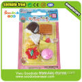 Card Packing Cake Shaped Jumbo Rubber Eraser